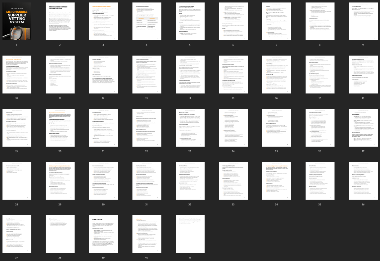 Merchandise Supplier Vetting System